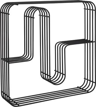 AYTM Design Wandregal Curva 45.5 x 45.5 cm - Schwarz