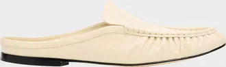 Vince Tevin Leather Loafer Mules