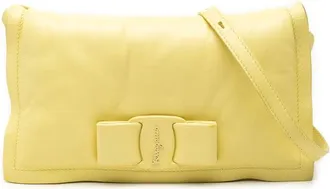 Ferragamo Pre-owned Ferragamo Padded Leather Viva Bow Crossbody Ladies FL2B0WMADIUG1JFW