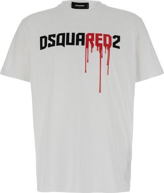 Dsquared2 White Crew Neck T-Shirt