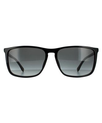HUGO BOSS Square Mens Black Dark Grey Gradient Sunglasses - One Size