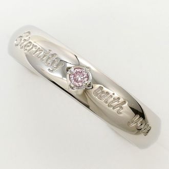 C&A Pink Platinum Platinum 900 Band Ring (Pre-Owned)