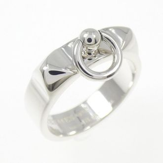 Herm&egrave;s Silver 925 Band Ring (Pre-Owned)