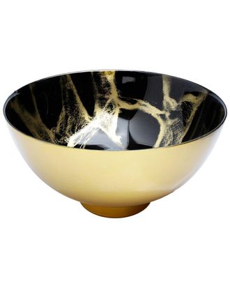 Alice Pazkus 10.5In Marbleized Footed Bowl