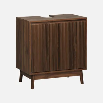 Sweeek Mueble Bajo Lavabo Escandinavo Decorado En Madera