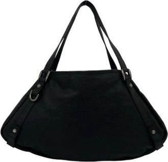 Gucci Pre-owned Vintage Schoudertas - unisex - Vintage Schoudertas - Zwart - ONE Size - Leer - Vintage