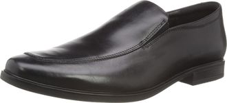 Clarks Mens Howard Edge Derby, Black Leather, 10 UK Narrow
