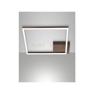 Fabas Luce Bard plafoniera corten a led 3000K - 39W - 3880 lm dimmerabile 45CM c/access