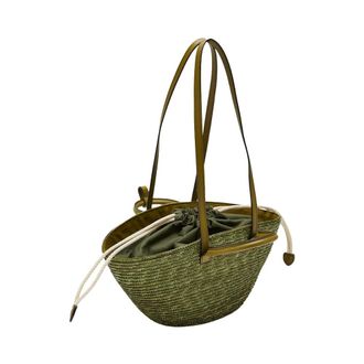 Biagini Shoulder Bags, female, Green, Size: ONE SIZE Cesta Picc