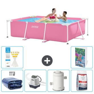 Intex Piscina Con Estructura Rectangular - 220x150x60 Cm - 7-piezas S155