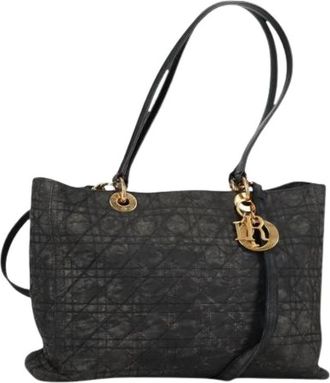 Dior Pre-owned Shoulder Bags, female, Black, Size: ONE SIZE Pre-owned Vintage Tote Bag