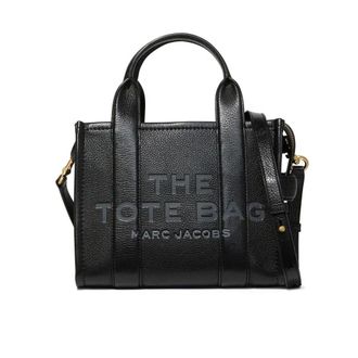 Marc Jacobs The Leather Small Tote Bag - female - Marc Jacobs - Shopping Bags - Black - ONE SIZE - Bags
