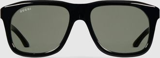 Gucci Square Frame Sunglasses, Black