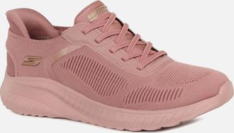 Skechers Womens Bobs Squad Chaos Slip In Trainers - Pink - Size: 5