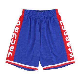 Mitchell & Ness Sportswear, male, Blue, Size: XL NBA Basketball Shorts Hardwood Classics