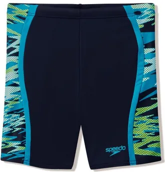 Speedo Hyperboom Splice Mid Jammer Badehose f&uuml;r Herren | blau