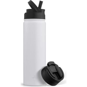 JoyJolt Stainless Steel Lidded Water Bottle in White at Nordstrom Rack, Size 22 Oz