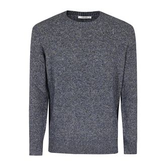 KANGRA Truien & Vesten, Heren, Blauw, M, Katoen, Comfortabele Gebreide Trui voor Winterdagen