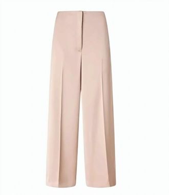 Pinko Limoncello Satin Wide Leg Trousers