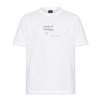 Paul Smith Printed T-Shirt - male - PS By Paul Smith - T-Shirts - White - 2XL - Tops