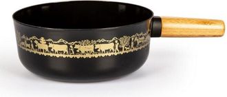 St&ouml;ckli Olla Para Fondue De Acero Esmaltado 23cm Negro - 7423.14haa - Stockli