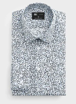 Le 31 Mens Wildflower shirt Slim fit