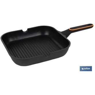 cofan Sart&eacute;n Asadora Full Induction Aluminio Fundido 28 X 28 Cm Olivier