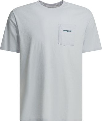 Patagonia T-shirt met ronde hals en logo