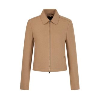 Marc Cain Dames, Jassen, Bruin, Maat: XL Wol