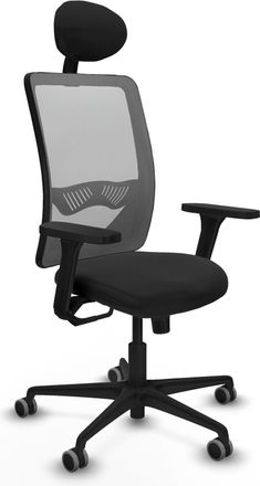 Piqueras y Crespo Silla De Oficina Piqueras Y Crespo Zulema Negro Espuma Alta Densidad