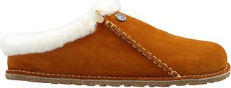 Birkenstock Zermatt Premium Narrow Fit - Dames - Pantoffels - Bruin - 37 EU - Su&egrave;de - Schoenen