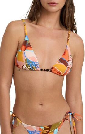 Billabong Lei Daze Slider Bikini Top in Mulch at Nordstrom Rack, Size X-Small