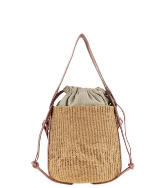 Chlo&eacute; Natural Woody Small Bucket Bag