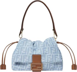 Fendi Mujer, Bolsos, Azul, Talla: ONE Size
