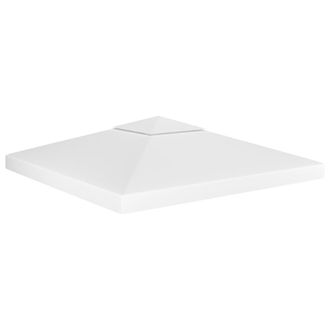 vidaXL Toldo De Cenador 2 Niveles 310 G/m&sup2; 3x3 M Blanco Vidaxl Blanco