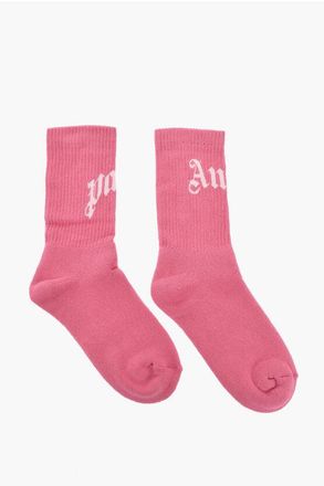 Palm Angels Cotton-Blend Socks with Contrast Logo size L/XL