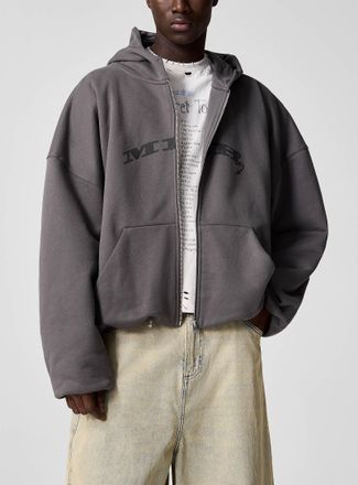 Misbhv Mens Balloon zip-up hoodie