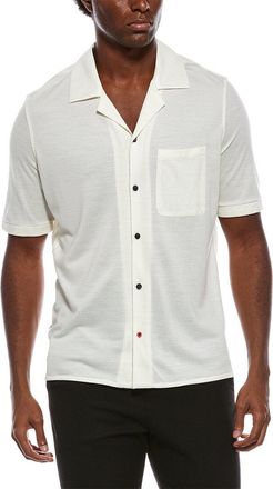 Isaia Wool Jersey Shirt