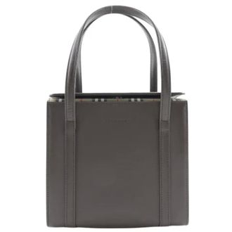 Burberry Pre-owned Handbags, female, Brown, Size: ONE SIZE Pre-owned Leather handbags