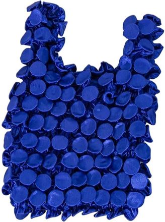 Generic NYSDM Magic Stretch Ruched Bubble Shoulder Bag Telescopic Pineapple Handbag Womens Folding Hedgehog Tote Casual Elegant Purse