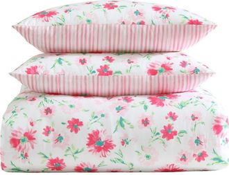 Laura Ashley Meadow Daisies Comforter Set in Pink at Nordstrom Rack, Size Twin