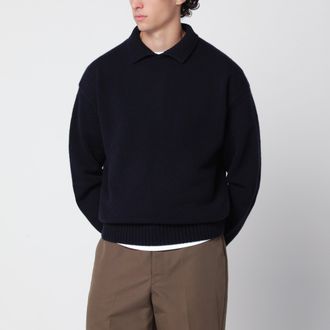 Extreme Cashmere Sweater n&deg;514 Jan navy in cashmere