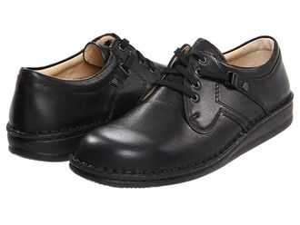 Finn Comfort Vaasa - 1000 Lace up casual Shoes Black Nappa Leather : EU 43 (US Mens 10-10.5 - Womens 12-12.5) Medium