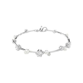 Swarovski Round Cut Constella Tennis Bracelet, Size Medium