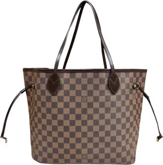 Louis Vuitton Damier Brown Damier Canvas Tote Bag (Pre-Owned)