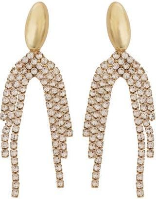 Panacea Crystal Fringe Drop Earrings in Gold at Nordstrom Rack