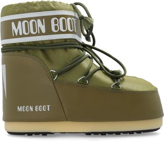 Moon Boot Icon Low Nylon Snow Boots - Heren - Winterlaarzen - Groen - 45 EU - Nylon - Schoenen