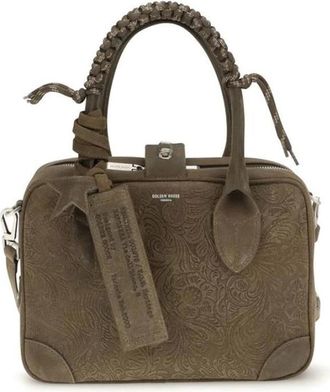 Golden Goose Leren Handtas met Bovenhandvat - Dames - Tassen - Bruin - Maat: ONE Size Leer