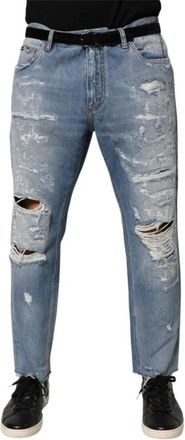 Dolce & Gabbana Jeans - Heren - Loose Fit Jeans - Blauw - S - Jeans