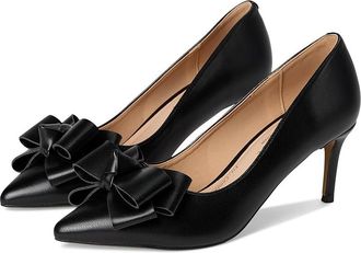 Journee Collection CRYSTOL High Womens Heels Black PU : 7.5 M, Textile